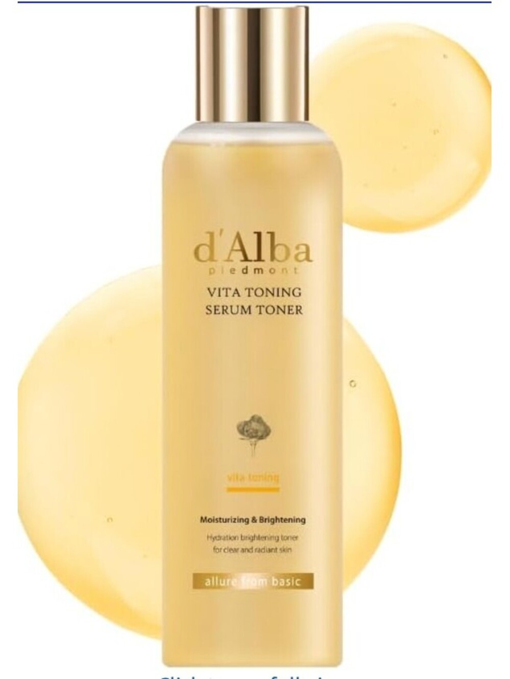 d'alba Piedmont White Truffle Vita Toning Serum Toner